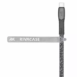 Кабель USB RivaCase USB Type-C to Type-C 3А Gray (PS6105 GR21) - миниатюра 2