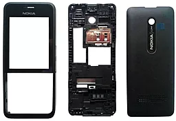 Корпус Nokia 301 Asha Black - миниатюра 2