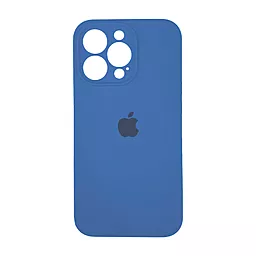 Чехол Silicone Case Full Camera для Apple iPhone 14 Pro Max  new lake blue