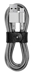 Кабель USB Native Union Tom Dixon Stash Coil Lightning Cable 1.2m Silver (COIL-L-SIL-TD)