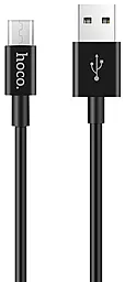 Кабель USB Hoco X23 Skilled micro USB Cable Black