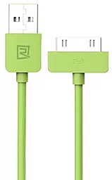 USB Кабель Remax Light Dock Cable Green (RC-006i4)