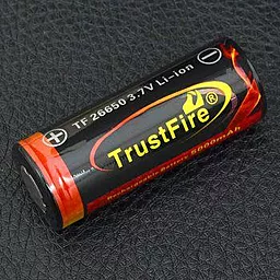 Аккумулятор TrustFire 26650 5000mAh (защита) 1шт - миниатюра 5