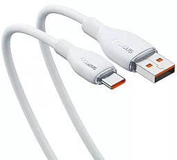 Кабель USB Baseus Pudding Series Fast Charging 100w 6a 1.2m USB - Type-C сable white (P10355703221-00) - миниатюра 4