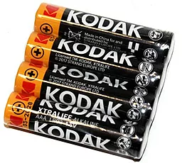 Батарейки Kodak LR03 / AAA XTRALIFE SHRINK 4шт