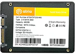 Накопичувач SSD ATRIA XT200 480GB 2.5" SATA (ATSATXT200/480)