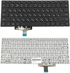 Клавіатура для ноутбуку Huawei W19 series без рамки Black