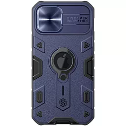 Чохол Nillkin TPU+PC CamShield Armor (шторка камеру) Apple iPhone 12 Pro Max Blue