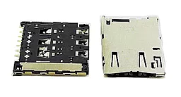 Коннектор SIM-карты Sony Xperia M4 Aqua E2303 LTE / E2306 / E2312 Dual / E2333 Dual / E2353 / E2363 Dual Black