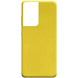 Чехол Epik Candy Samsung G998 Galaxy S21 Ultra Yellow