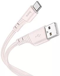 Кабель USB Hoco X97 Crystal Silicone 12W 2.4A USB Type-C Cable Pink - миниатюра 3