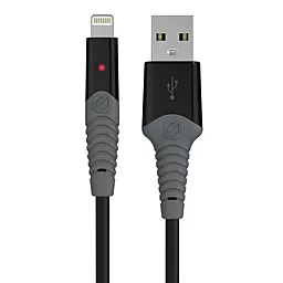 USB Кабель Scosche strikeLINE™ rugged LED Lightning 1.8 м. Black (RI3LED6) - мініатюра 2
