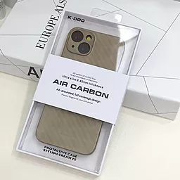 Чехол K-DOO Air carbon Series для Apple iPhone 13 (6.1") Sunset Gold - миниатюра 3