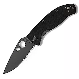 Нож Spyderco Tenacious Black Blade (C122GBBKPS)