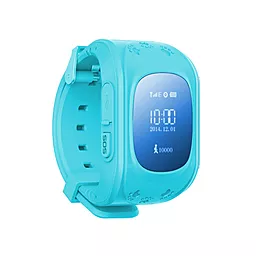 Смарт-часы Smart Baby W5 (Q50) c GPS трекером для приложения WhereYouGo Blue - миниатюра 2