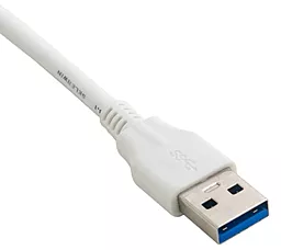 Кабель USB ExtraDigital Type C to USB 3.0 AM White - миниатюра 3
