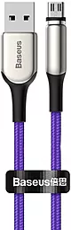 USB Кабель Baseus Zinc Magnetic micro USB Cable Purple (CAMXC-H05)