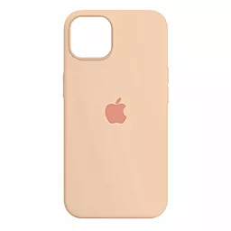 Чехол Silicone Case Full для Apple iPhone 15 Grapefruit