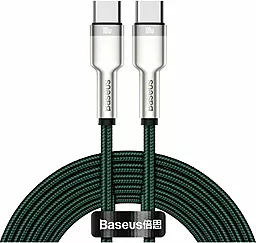 Кабель USB PD Baseus Cafule 20V 5A USB Type-C - Type-C Cable Green (CATJK-C06)