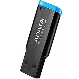 Флешка ADATA 64GB UV140 Black-Blue USB 3.0 (AUV140-64G-RBE) - миниатюра 2