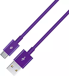 Кабель USB Ttec 2DK12MR 1.2M USB Type-C Cable Purple - миниатюра 2