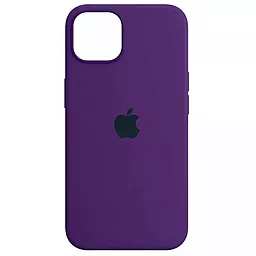 Чехол Silicone Case Full для Apple iPhone 14 Grape
