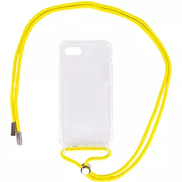Чехол Epik Crossbody Transparent Apple iPhone 7, iPhone 8, iPhone SE 2020 Yellow