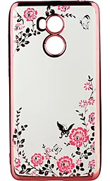 Чехол BeCover Flowers Series Xiaomi Redmi 4 Prime Pink (701320)