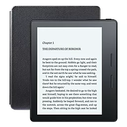 Электронная книга Amazon Kindle Oasis with Leather Charging Cover Black