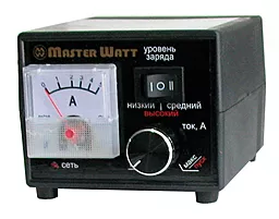 Зарядное устройство MasterWatt 12V с регулятором тока от 0.2 до 5.5А 150-250V + Амперметр (MW-IZU12-5,5A)