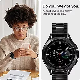 Сменный ремешок для умных часов Samsung Galaxy Watch 4/5/6 44/40mm Black (600WB24980) - миниатюра 6