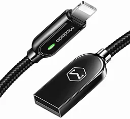 Кабель USB McDodo Smart Series Auto Power Off 1.2M Lightning Cable Black (CA-5261) - миниатюра 2