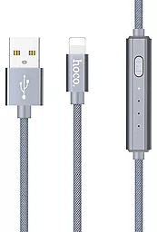 Кабель USB Hoco U44 Timing Lightning Cable 1.2M Gray
