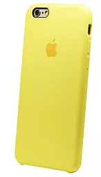 Чехол Silicone Case для Apple iPhone 6, iPhone 6S Yellow - миниатюра 2