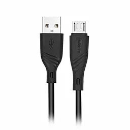 Кабель USB Maxxter 2.4A micro USB Cable Black (UB-M-USB-02-1m)