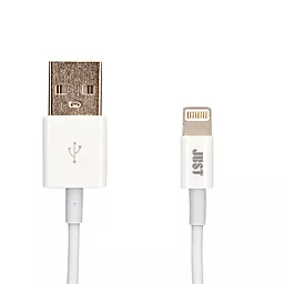 Кабель USB JUST Simple Lightning USB Cable White (LGTNG-SMP10-WHT) - миниатюра 2