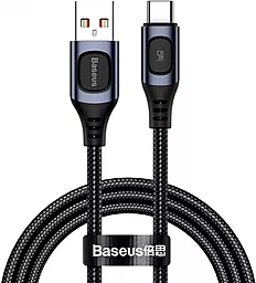 USB Кабель Baseus Flash Multiple Fast Charge Protocols 5A USB Type-C Cable Grey (CATSS-A0G)