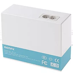 Сетевое зарядное устройство Remax RU-U1 5 USB (EU) White/Blue - миниатюра 3