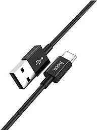 Кабель USB Hoco X23 Skilled USB Type-C Cable Black - миниатюра 2
