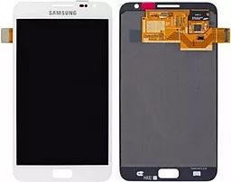 Дисплей Samsung Galaxy Note N7000, I9220 з тачскріном, White