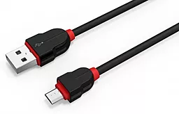Кабель USB LDNio 2M micro USB Cable Black (LS02) - миниатюра 2