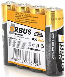 Батарейки Orbus LR06-4S AA / LR06 4шт 1.5 V