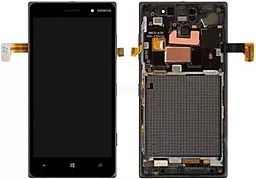 Дисплей Nokia Lumia 830 RM-983, RM-984 + Touchscreen with frame (original) Black