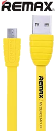 Кабель USB Remax Dream micro USB Cable Yellow