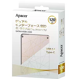 Накопичувач SSD Apacer AS720 120 GB (AP120GAS720-1) - мініатюра 5