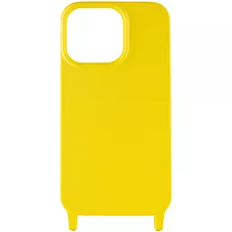 Чехол Epik Two Straps California для Apple iPhone 12 Pro Max Yellow - миниатюра 2