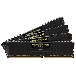 Оперативная память Corsair DDR4 16GB 2400Mhz Vengeance LPX Black (CMK16GX4M1A2400C16) - миниатюра 4