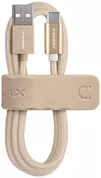 Кабель USB Momax Elite Link Type-C Gold (DTA1L) - миниатюра 6