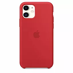 Чехол Silicone Case для Apple iPhone 11 Red