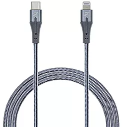Кабель USB PD Grand-X MFI 18W USB Type-C - Lightning Cable Gray (CL-01)